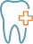 Icon of a tooth with a plus sign