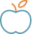 Icon of an apple