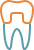 Icon of a tooth with a dental crown