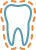 Icon of a tooth surrounded by sealant