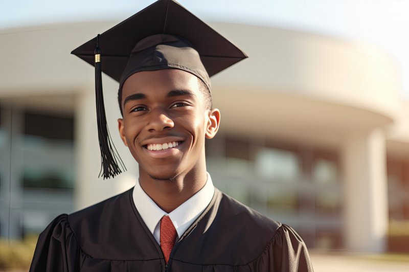 a graduating student